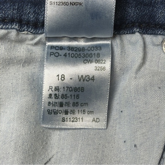 Levi Strauss Signature Blue High Rise Skinny Jeans Women’s 18 - Picture 10 of 13